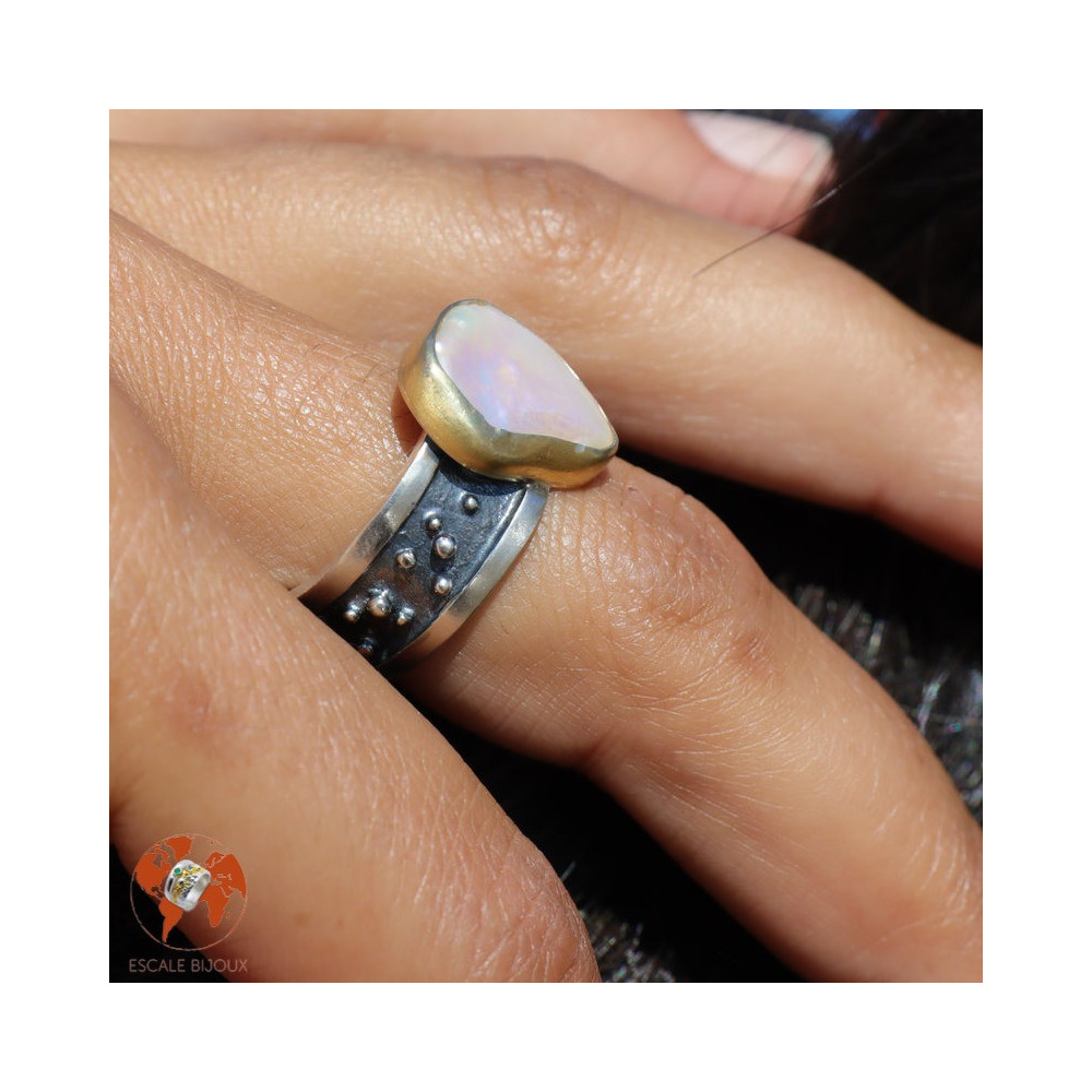 nacre blanche bijoux de créateur
