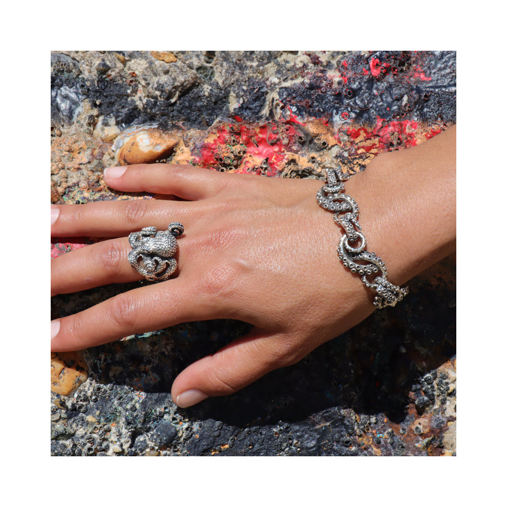 bracelet poulpe femme