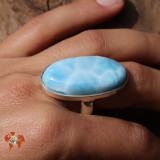 bague larimar bijoux