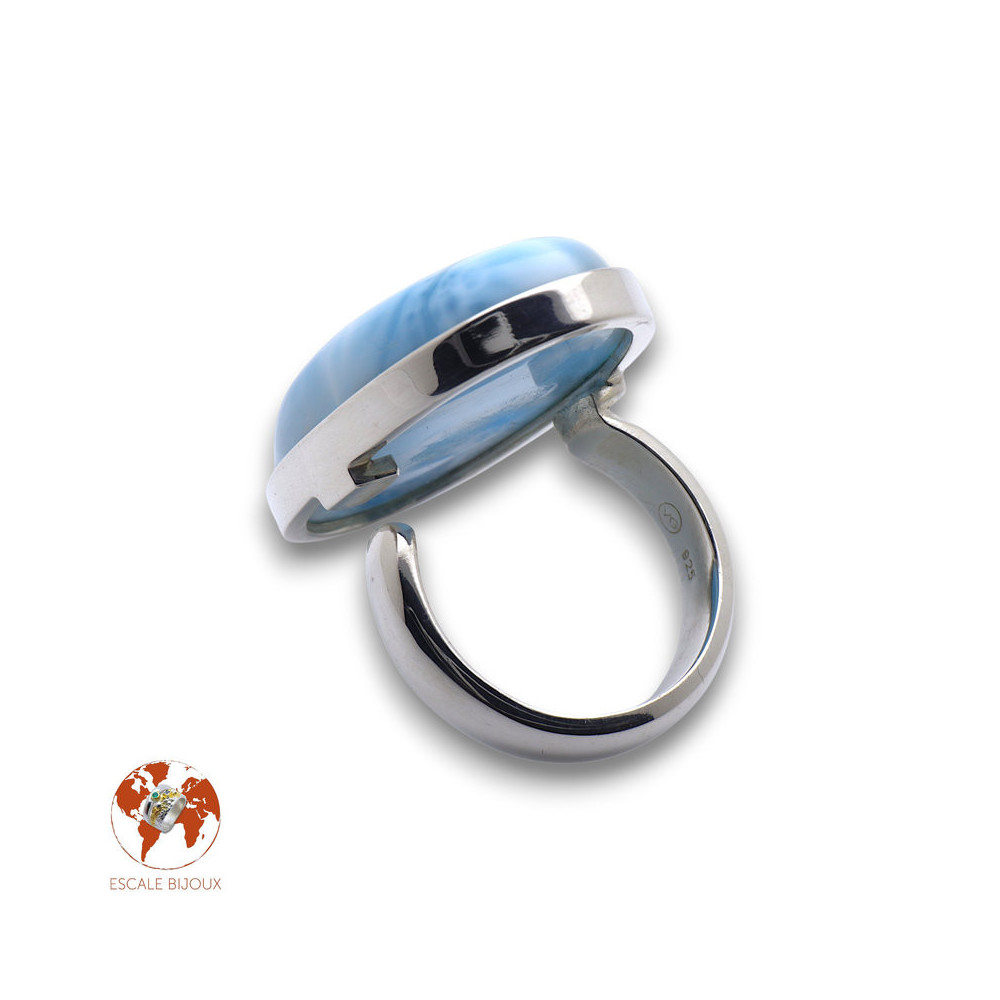 bague larimar argent