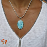 pendentif larimar femme