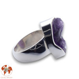 bague améthyste femme