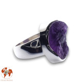 améthyste bague