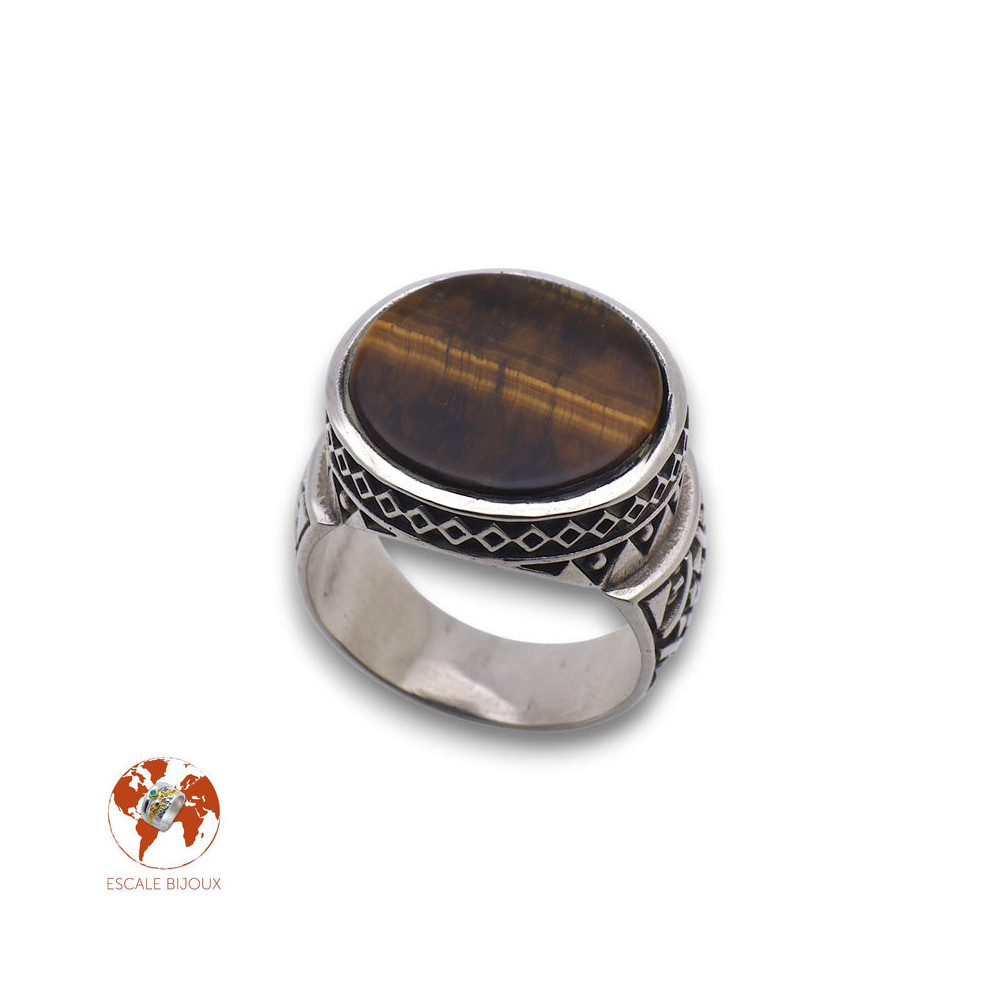 bague oeil de tigre