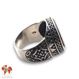 oeil de tigre bague homme