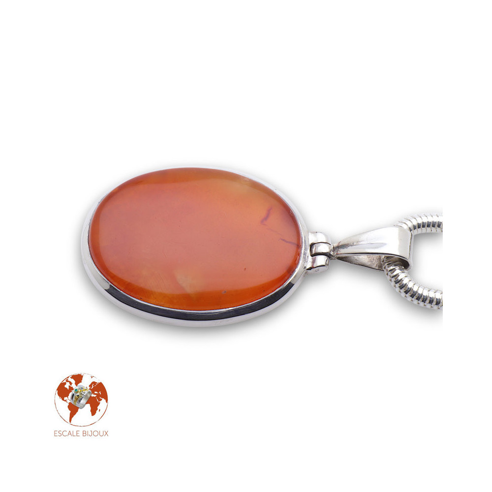 pendentif cornaline