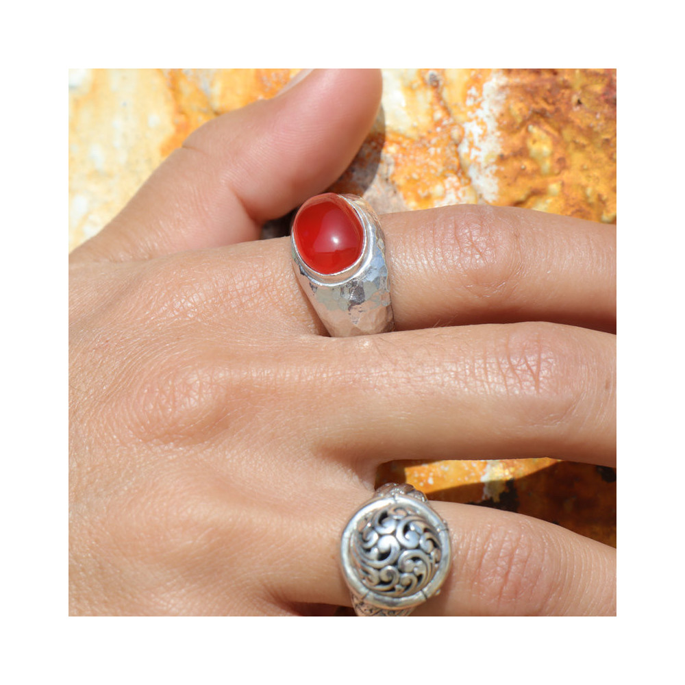 bague cornaline