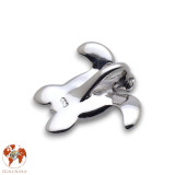 pendentif tortue argent