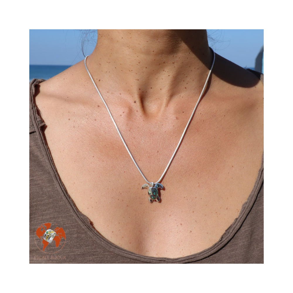 pendentif tortue argent 925