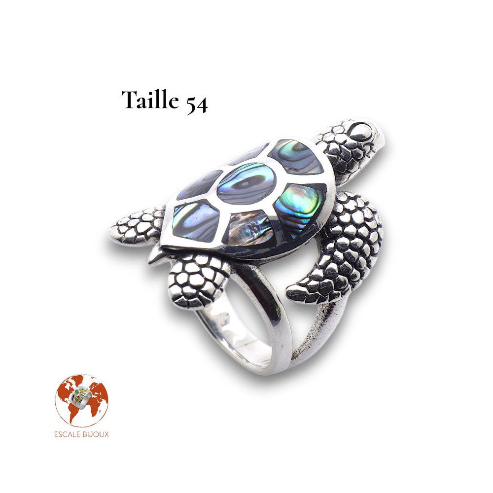 bague tortue nacre