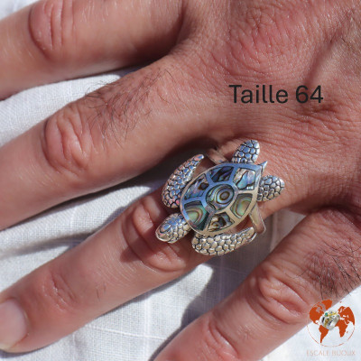 tortue bijoux argent