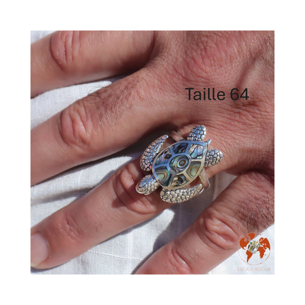 tortue bijoux argent
