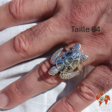 tortue bijoux argent