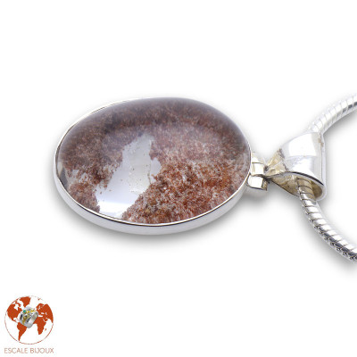 pendentif quartz lodolite femme