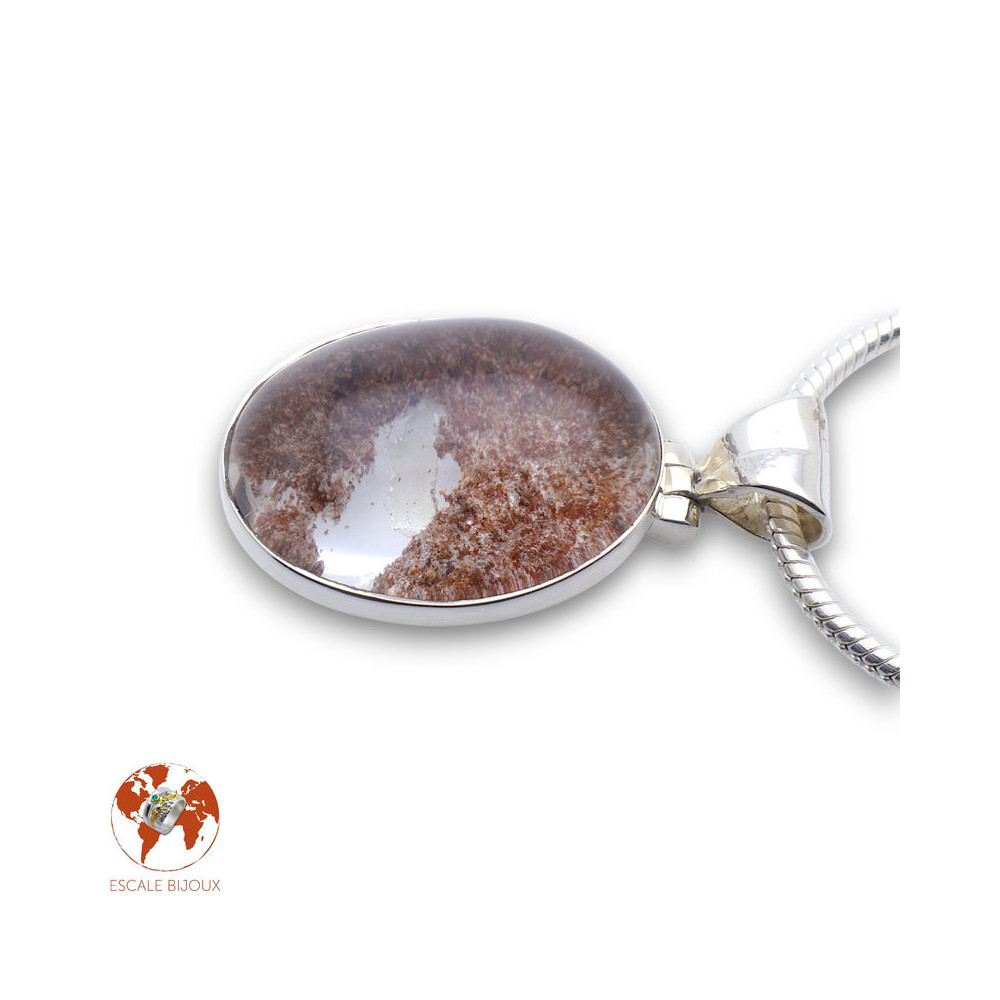pendentif quartz lodolite femme