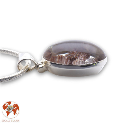 lodolite pendentif argent