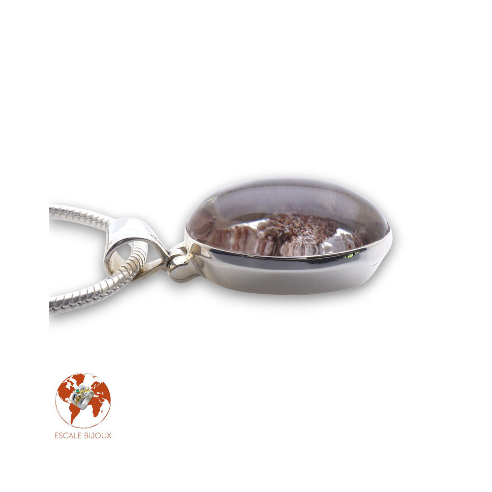 lodolite pendentif argent