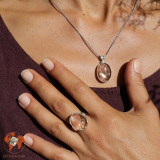 quartz lodolite bijoux