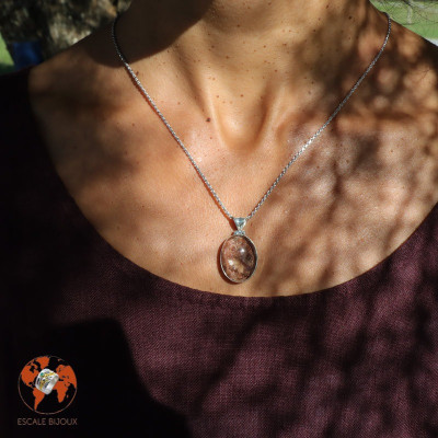 lodolite quartz pendant