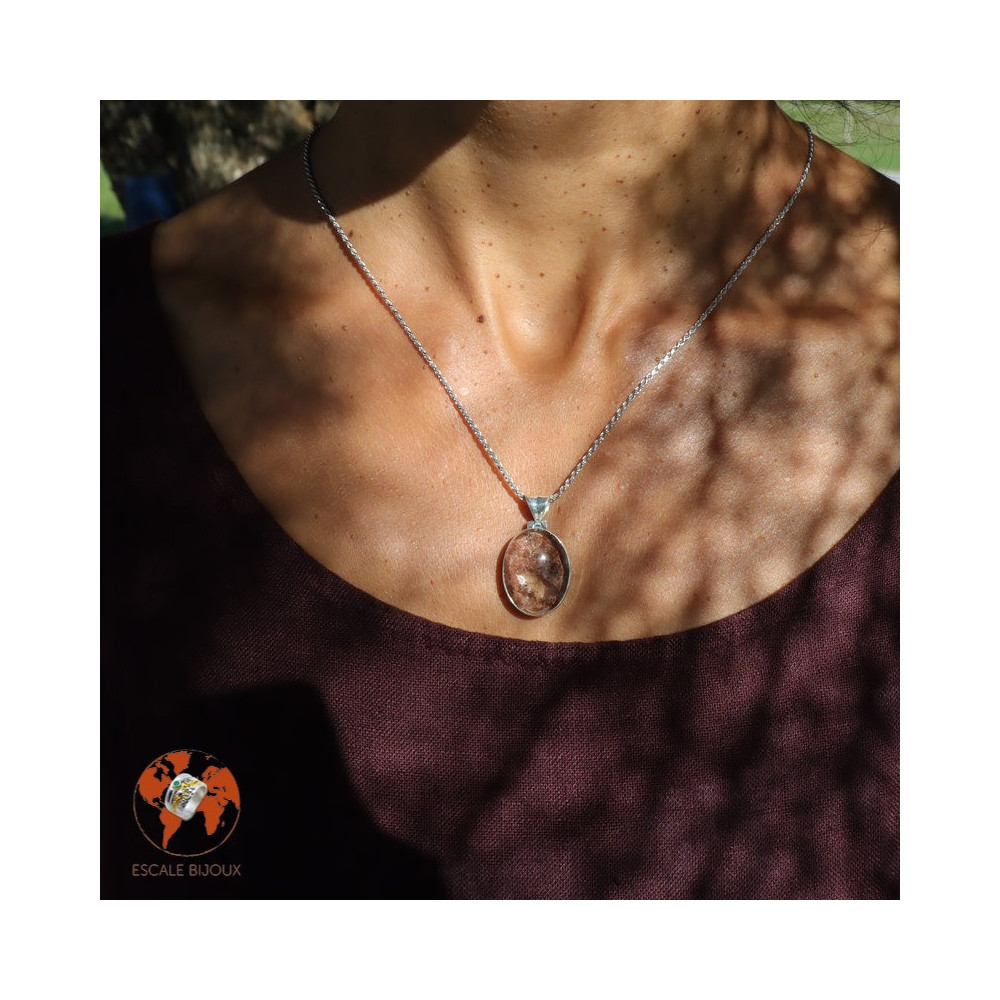 lodolite quartz pendant