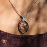 pendentif femme avec lodolite