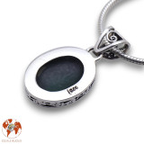 pendentif abalone argent
