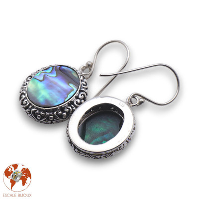 boucles d oreilles abalone