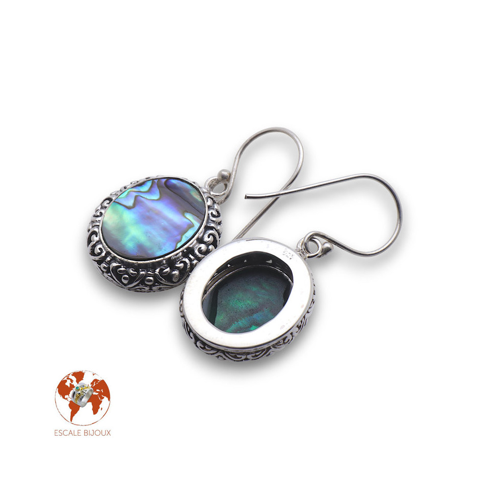 boucles d oreilles abalone