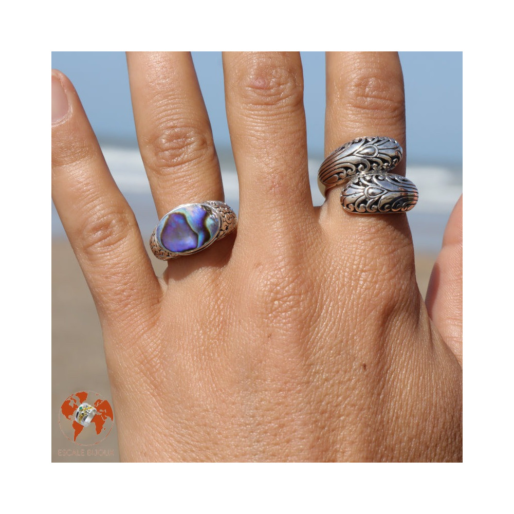 bague nacre abalone