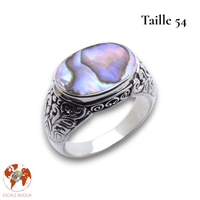 bague abalone femme