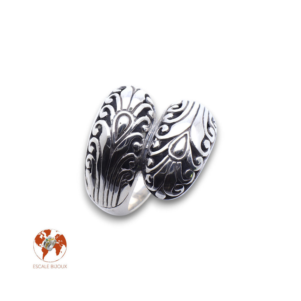 bague argent indonesie