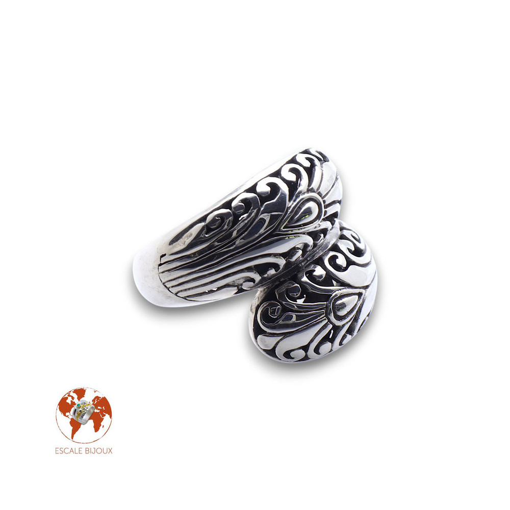 bague argent façon toi et moi