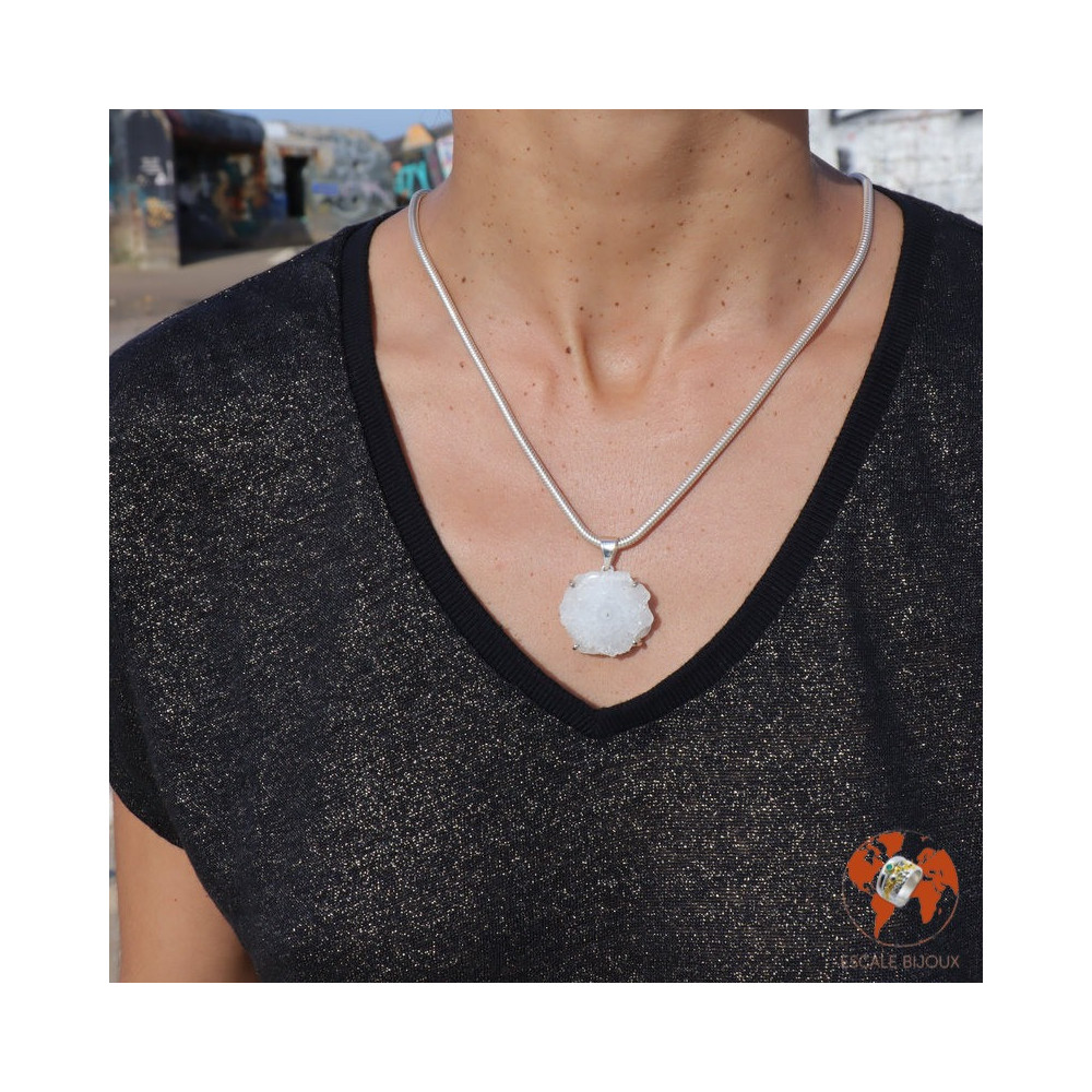 quartz solaire stalactite bijoux