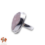 bague pierre quartz rose