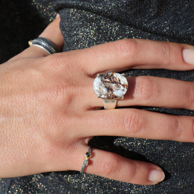 astrophyllite bague
