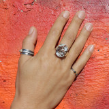 bague argent avec astrophyllite femme