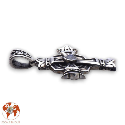 pendentif croix argent