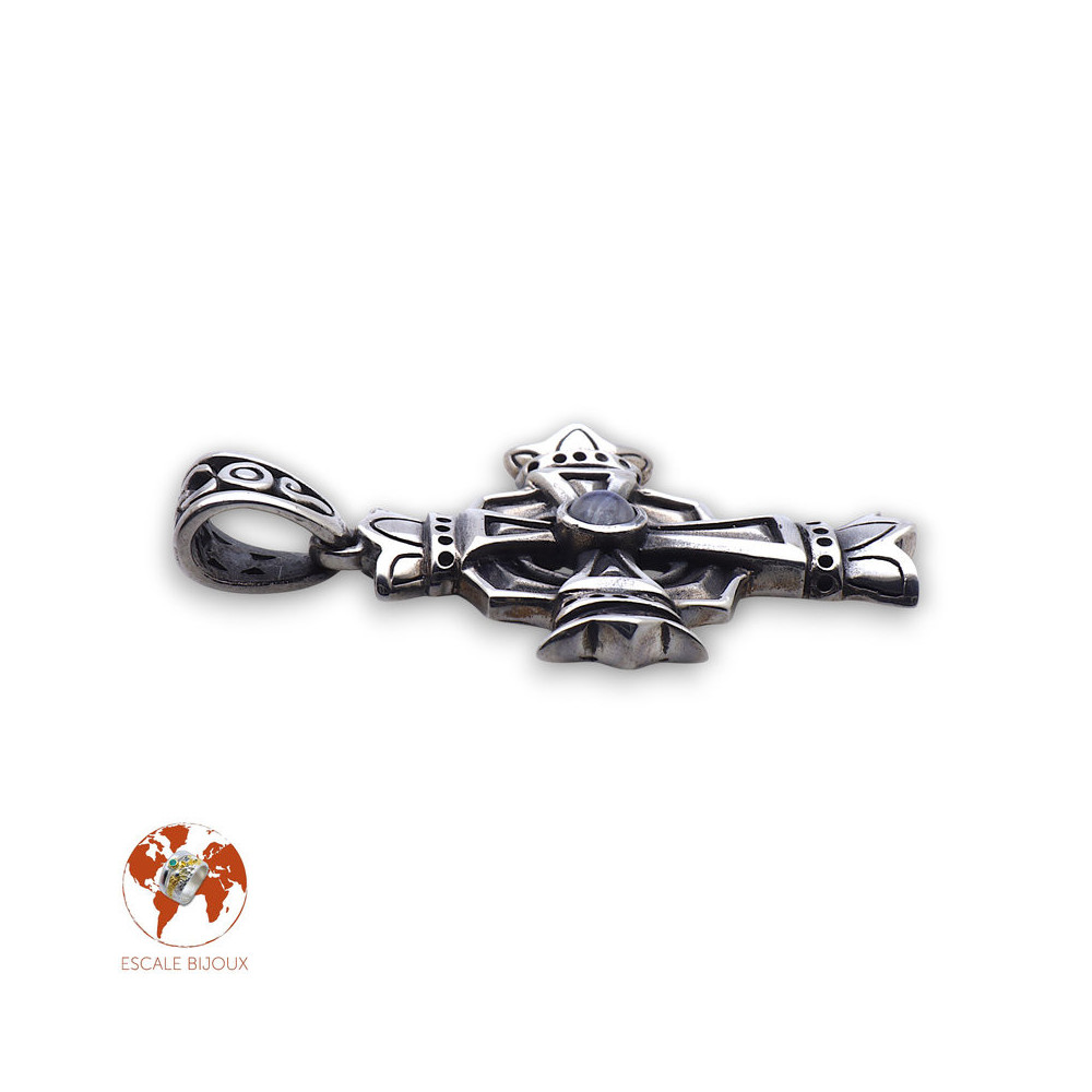 pendentif croix argent