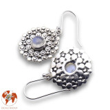 boucles d oreilles avec pierre de lune