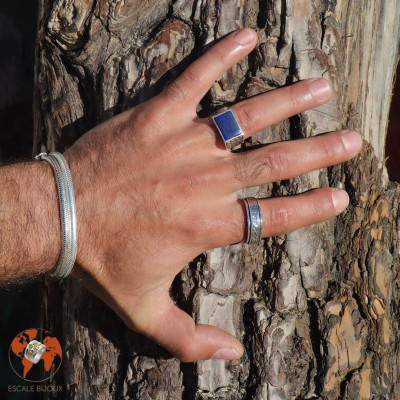 bague argent anti stress