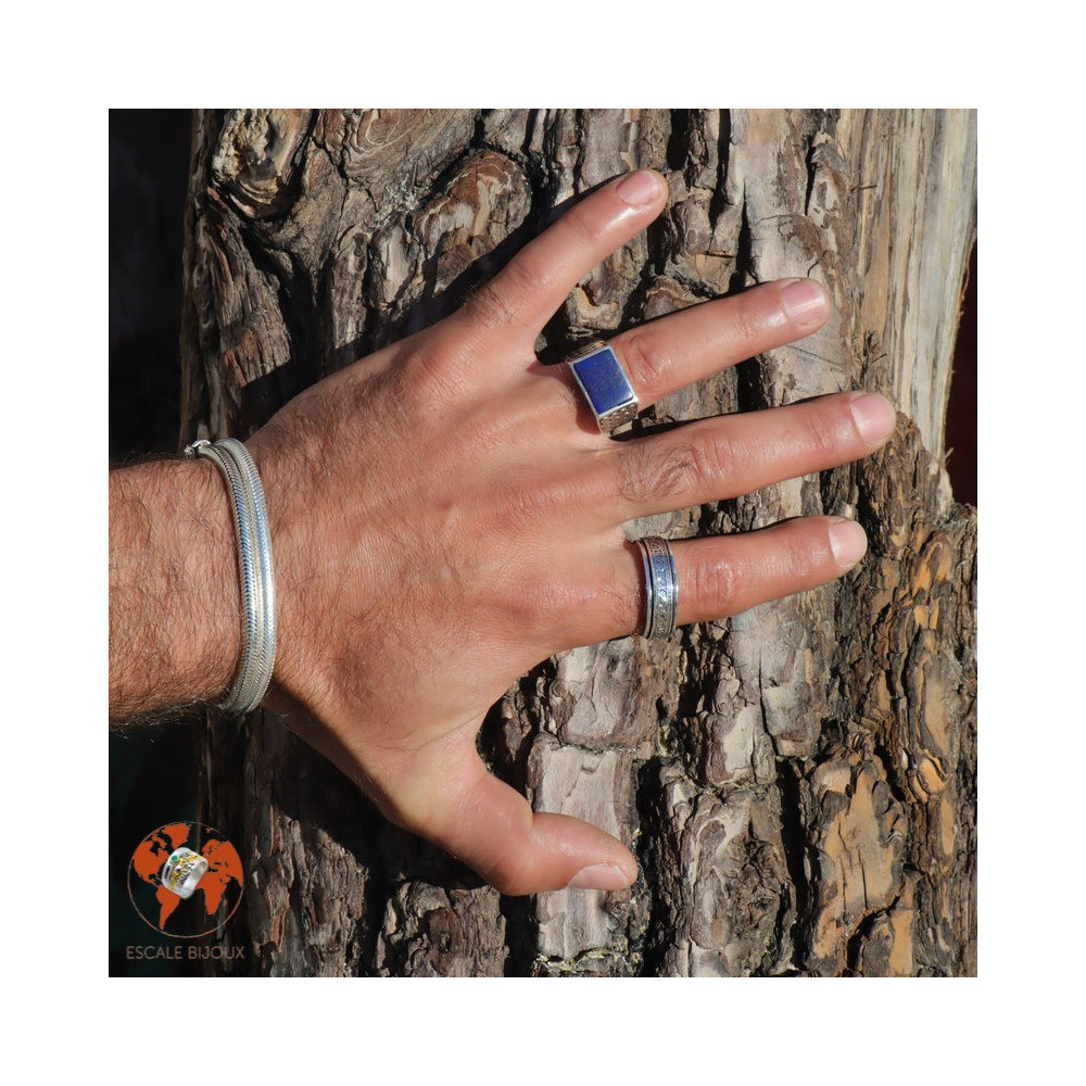 bague argent anti stress