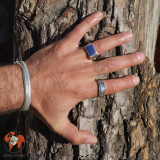 bague argent anti stress