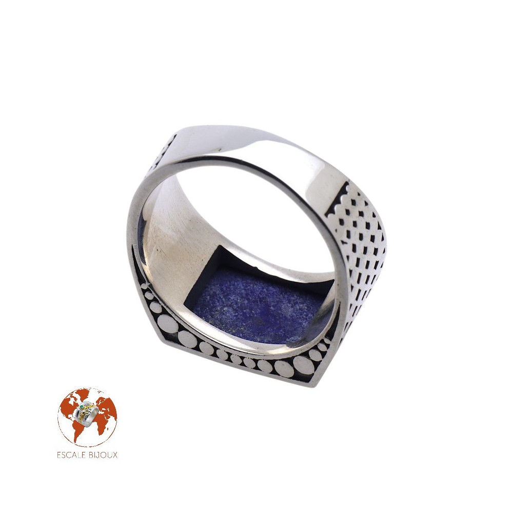 bague lapis lazuli argent 925