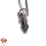 pendentif cameleon argent