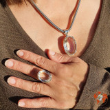 cristal de roche pendentif