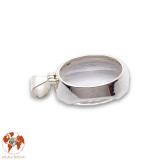 pendentif cristal de roche facette