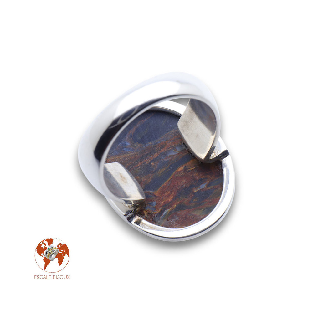 bague pietersite argent