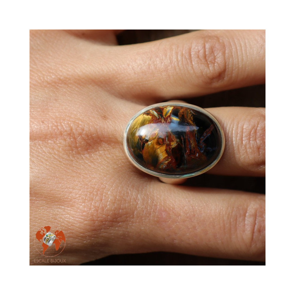 pietersite bague