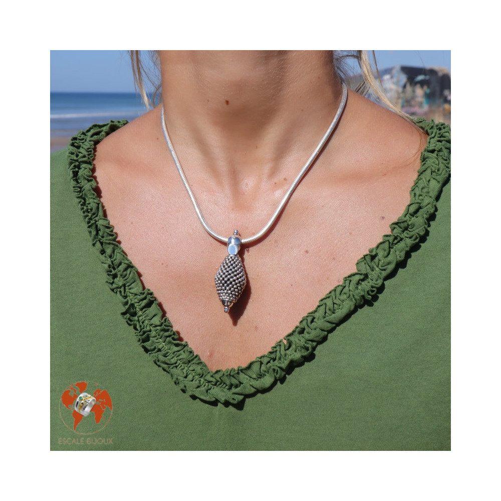 pendentif argent femme