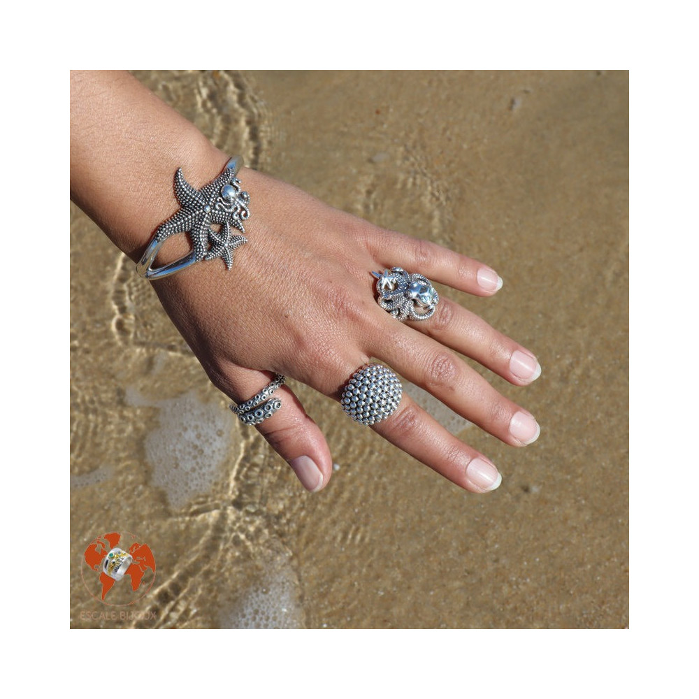 bague argent femme